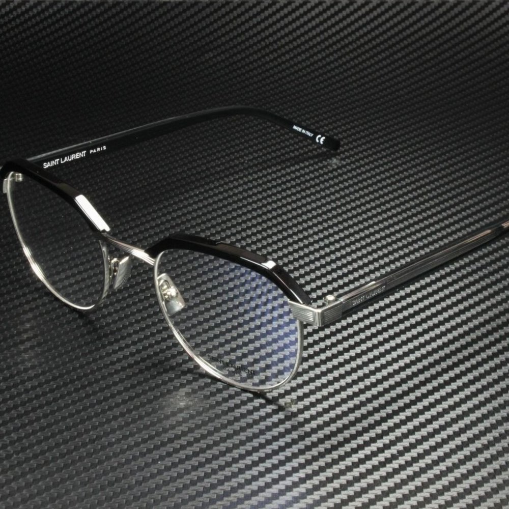 Saint Laurent Unisex Shiny Black Eyeglasses!